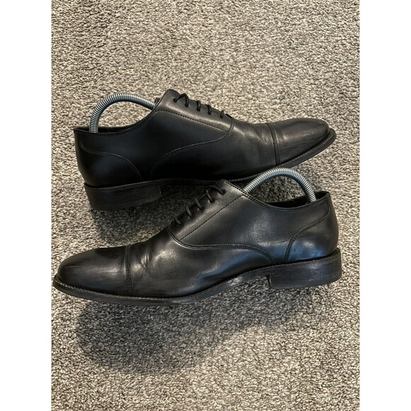 Cole Haan Men\'s Size 9M Black Leather Lace Up Oxfords Dress Shoes C12202 main image 5